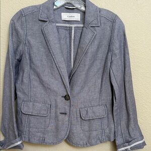 Caslon Women's Classic Blue Blazer